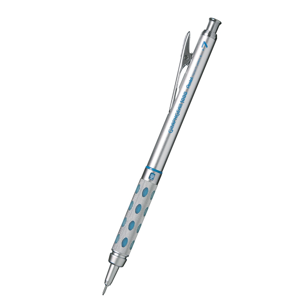 Lapiseira Retrátil De Metal Linha Graphgear 1000 Ponta 0.7mm Pentel