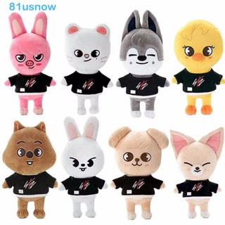 USNOW1 Stray Kids Ornamentos Anime Animais De Desenho Animado Bbokari Leebit Wolf Skzoo Brinquedos De Pelúcia