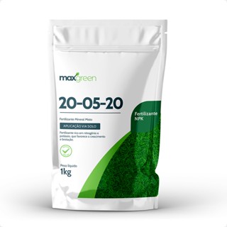 Fertilizante Mineral 20-05-20 MaxGreen - 1Kg