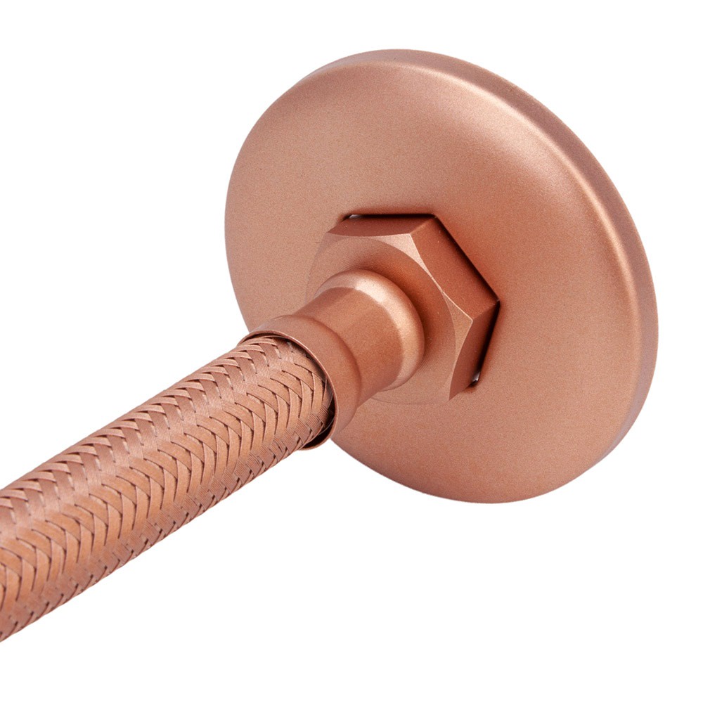 Engate Mangueira Flexível Rose Trançado Aço Inox 30cm — imagem 2 de 2