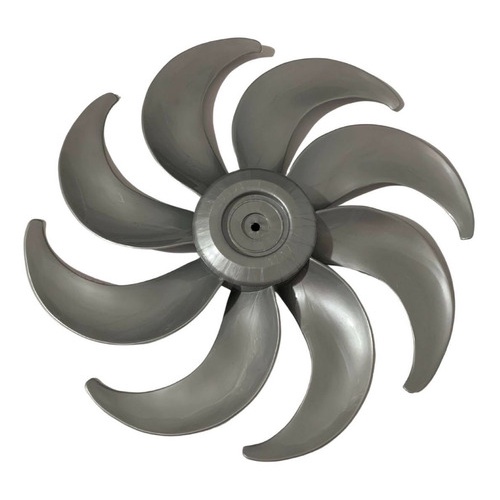 Hélice Para Ventilador Mondial 8 Pás 40 Cm Super Turbo Vtx Cinza Reforçado