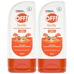 Kit 2 Repelente de Insetos Off! Loção Family 200ml