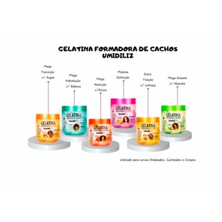 Gelatina Formadora de Cachos UMIDILIZ 500gr - Muriel