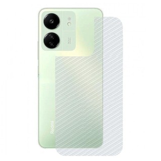 Película para Xiaomi Redmi 13c - Traseira de Fibra de Carbono - Gshield em Oferta na Shopee