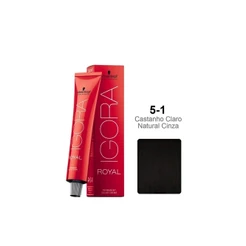 Tintura Schwarzkopf Igora Royal 5.1 Castanho Claro Cinza