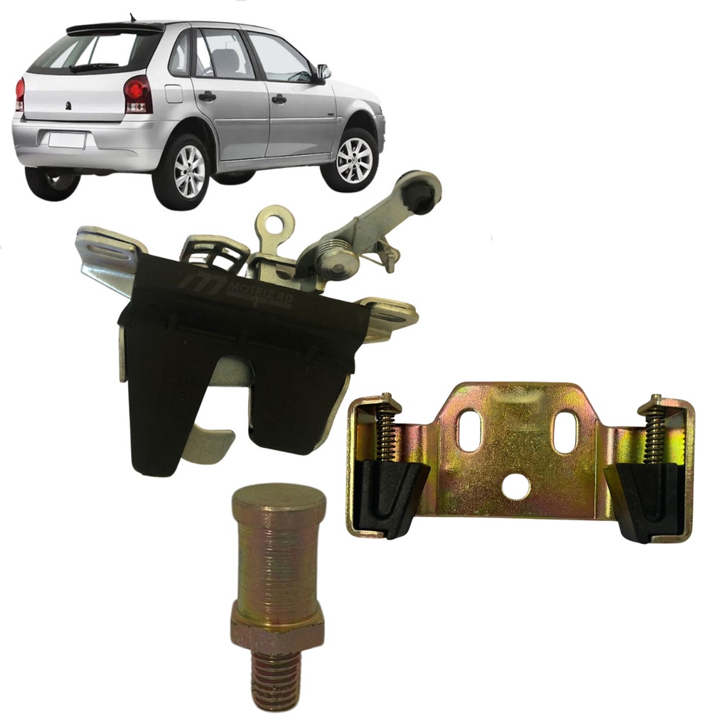Kit Fechadura E Batente Tampa Porta Malas Gol G4 2005 A 2014