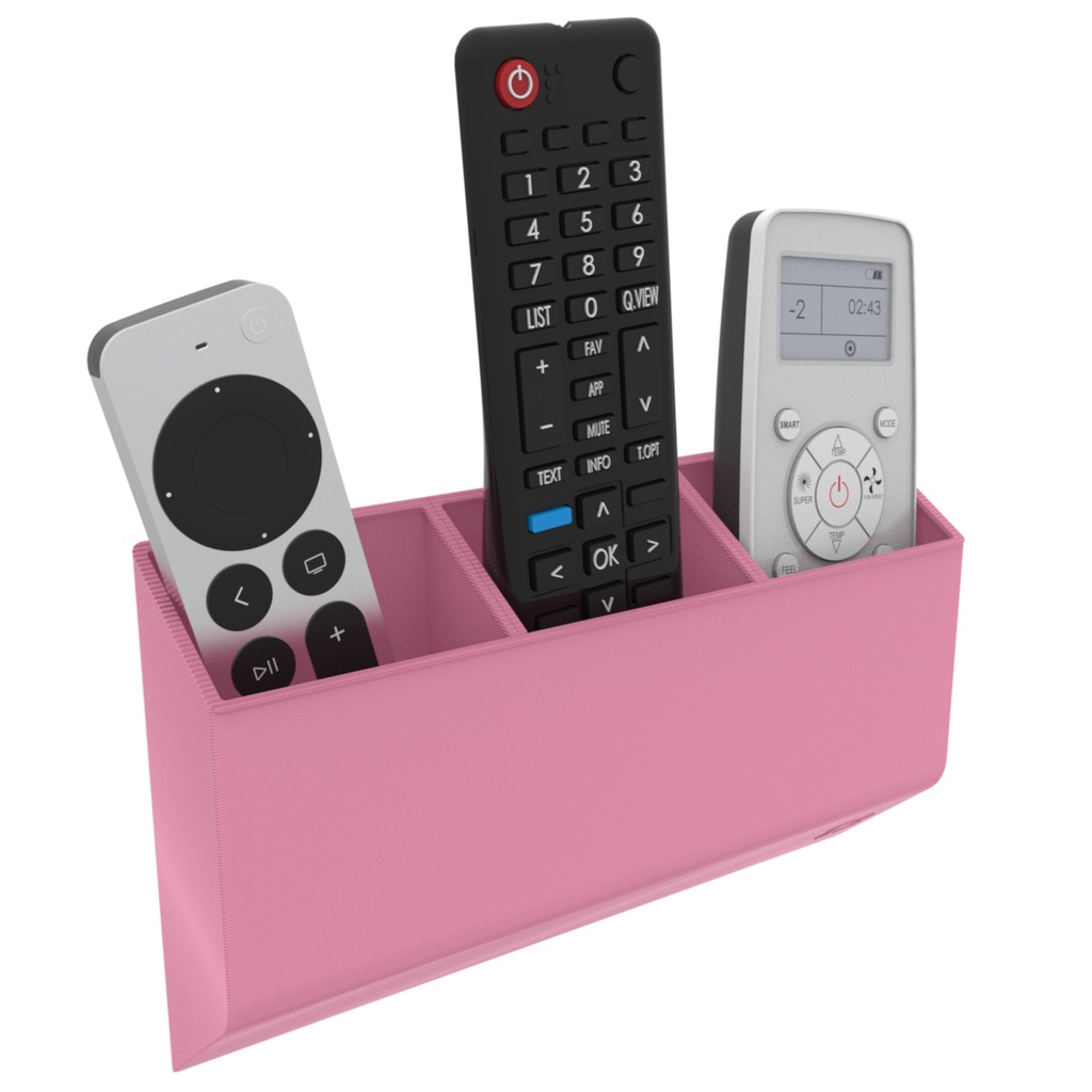 Suporte de Parede ou Painel Triplo Para Controle Remoto TV Ar condicionado Home Theater