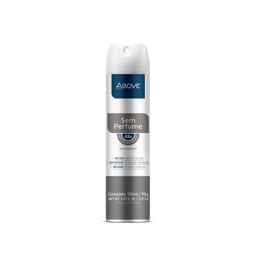 Desodorante Above Aero Fem Sem Perfume 150Ml