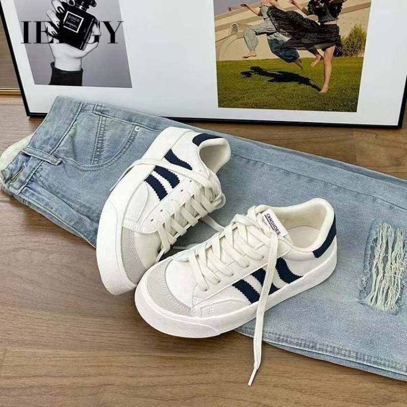 IELGY Versão Coreana De Sapatos Brancos Para Mulheres , Novos Tênis Casuais De Sola Macia Baixa - Women Shoes