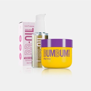 Bumbum Cream Estrias e Celulite + BB Oil Nutrição Profunda em Oferta na Shopee