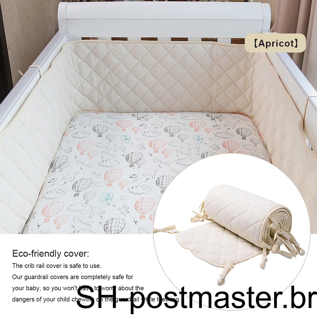 【 postmaster 】 1/2 Baby Carriage Wraps De Algodão Para Transporte De Bebês Portáteis Destacáveis Protetor De Almofada De Berço De Cor Sólida Reutilizável