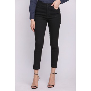 Calça Feminina Jeans Básica Cigarrete Amaciada Polo Wear Preto