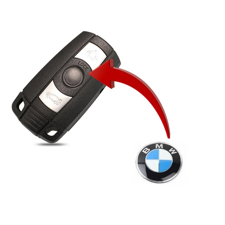 Adesivo emblema para chaveiro de carro compatível com BMW em Oferta na Shopee