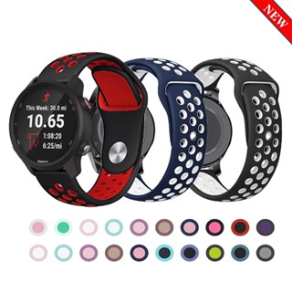 Para Garmin venu 2 45mm Vivoactive 3 4 255 245 645 Bracelete De Relógio De Silicone SmartWatch Band Cor Dupla