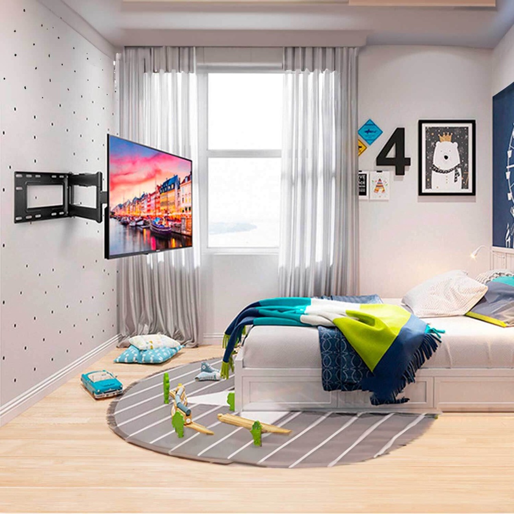 Suporte Parede Nb Sp2 Multiarticulado P/ Tv De 65" 85" Preto