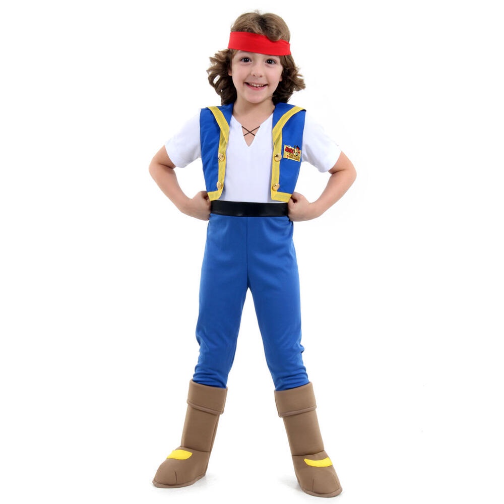 Fantasia Capitão Jake Infantil Disney - E Os Piratas Da Terra Do Nunca em Oferta na Shopee