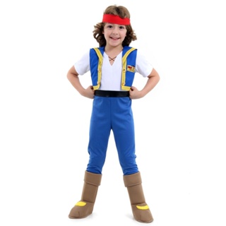 Fantasia Capitão Jake Infantil Disney - E Os Piratas Da Terra Do Nunca em Oferta na Shopee