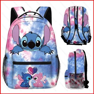 Stitch Mochila Escolar Backpack Impressão Completa Anime Cartoon