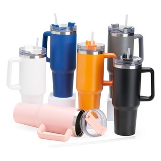 Caneca Térmica 1,2L Estilo Capacidade Generosa Canudo Plástico prática