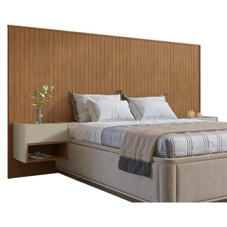 Cabeceira Florença Casal e Queen com 2 Mesas de Cabeceira em Oferta na Shopee