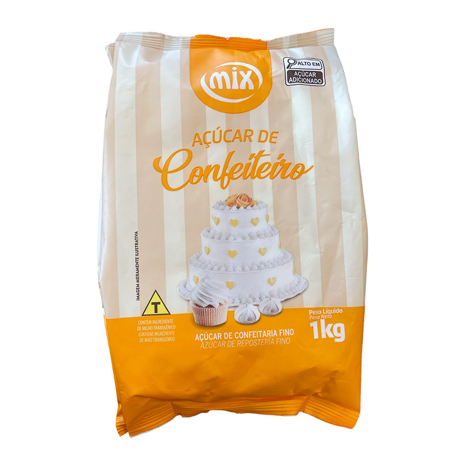 Açúcar de Confeiteiro - 1kg - 1 unidade - Rizzo