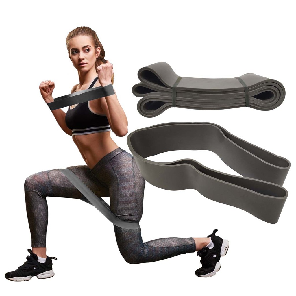 Super Band Elástico Forte Grossa Power Band Faixa Exercício Malhar Treino Fitness Funcional Alongamento Academia em Casa