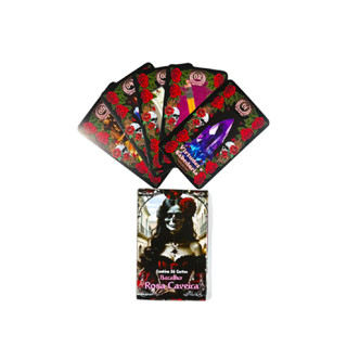 Baralho Rosa Caveira 36 Cartas Manual Lançamento em Oferta na Shopee
