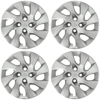 Calota Aro 14" cor Prata Mod Onix/Prisma 2014/16 (Jogo c/ 4 calotas) Grid - 133CB-PTA-E em Oferta na Shopee