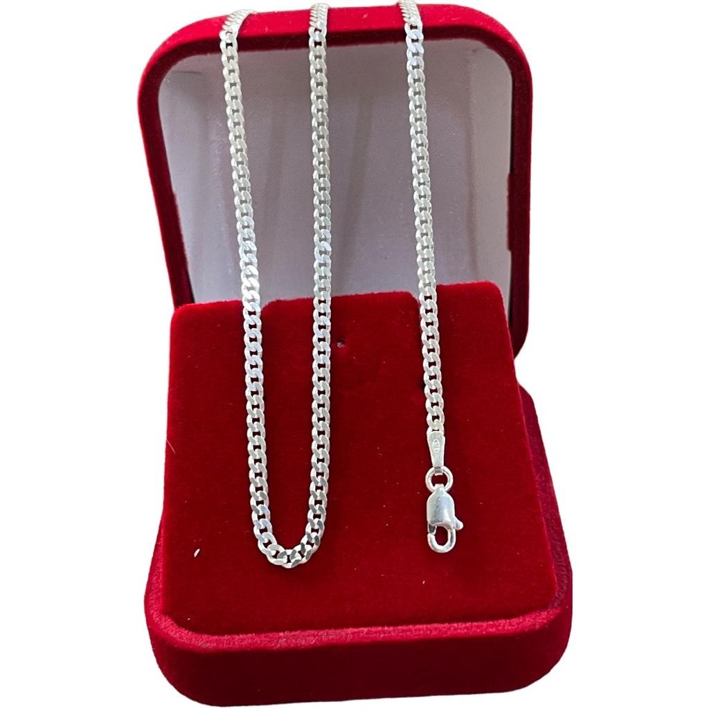 Corrente Grumet Prata 925 70cm 2mm em Oferta na Shopee