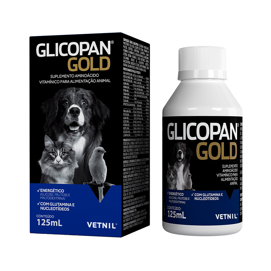 Suplemento Vitamina Glicopan Gold 125ml