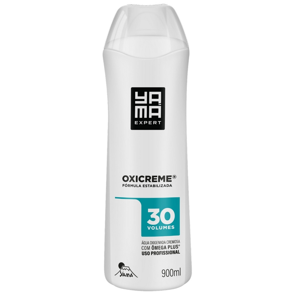 Água Oxigenada Cremosa Yama Profissional Oxicreme Estabilizada 30Vol 900ml