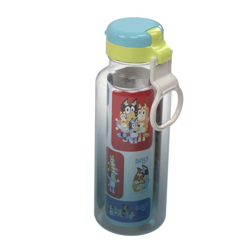 Garrafa Bluey 600 ml Customizável com Adesivos Plasútil em Oferta na Shopee