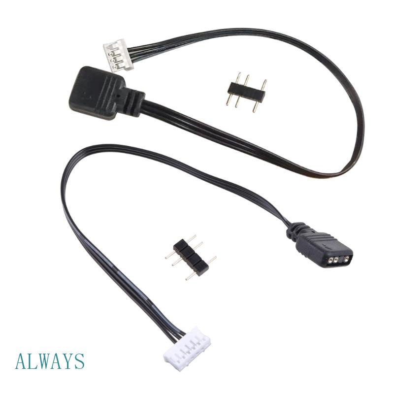 ALW Adaptador Do Controlador Ventilador 5V 3 Pinos Para 6 Conversor 4 5V ARGB 3Pin 4Pin 6Pin Ventiladores Lua