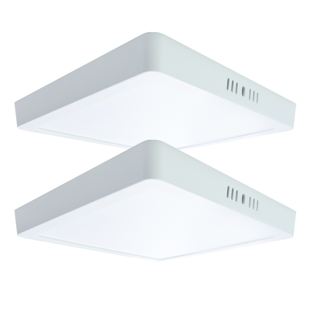 Kit 2 Painel Plafon Quadrado Sobrepor Led 25w Bivolt Branco Frio em Oferta na Shopee