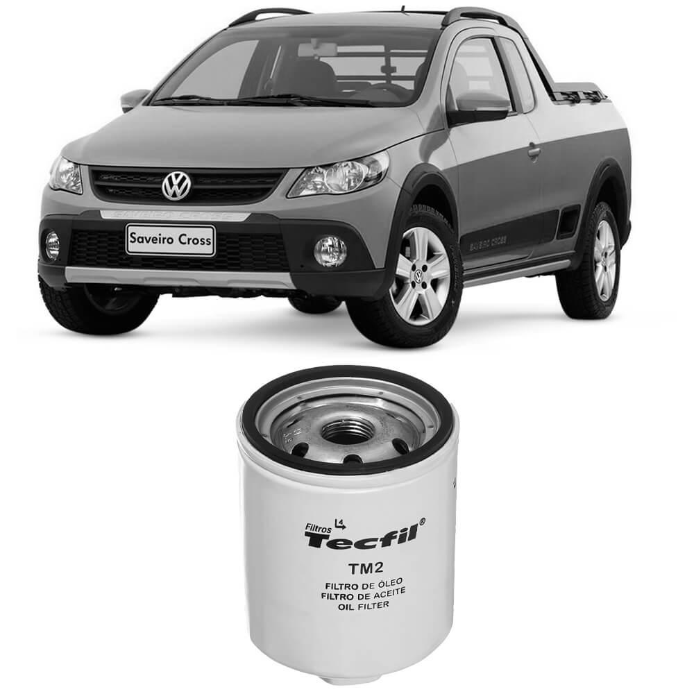 Filtro Óleo Volkswagen Saveiro 1.6 08 A 14 Psl34mp Tecfil em Oferta na Shopee