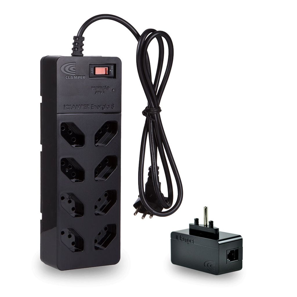 Kit iCALMPER Energia 8 + RJ 11 - Proteção tel