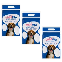 03 Tapete Higienico Pra Cachorro Good Pad 80x60 Com 30 Un