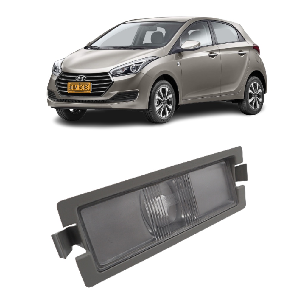 Lanterna De Placa Hyundai Hb20 Até 2012 HB20S Até 2015