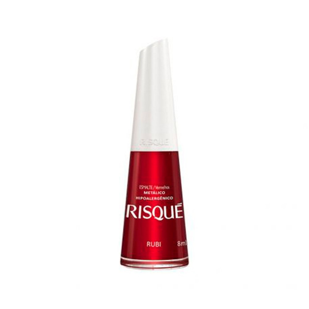 Esmalte Risqué Cintilante Rubi em Oferta na Shopee