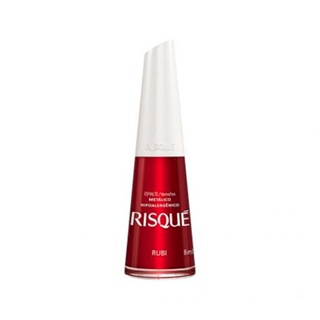 Esmalte Risqué Cintilante Rubi em Oferta na Shopee