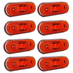 8 Lanterna Lateral Caminhão Carreta Facchini LED BIVOLT AM