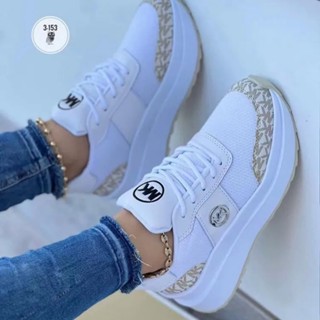 Mulheres Cunhas Sneakers Lace-Up Respirável Sapatos Esportivos Plataforma Casual Calçado Feminino Senhoras Vulcanizado Sapatos Zapatillas