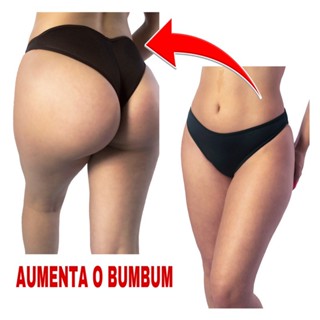 Kit 5 Calcinha Feminina Aumenta Bumbum Enchimento FitLin Levanta e Empina Bumbum Adulto