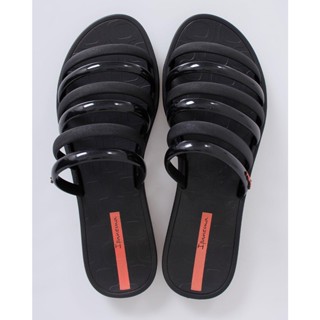 Chinelo Ipanema Feminino Multitiras Preto