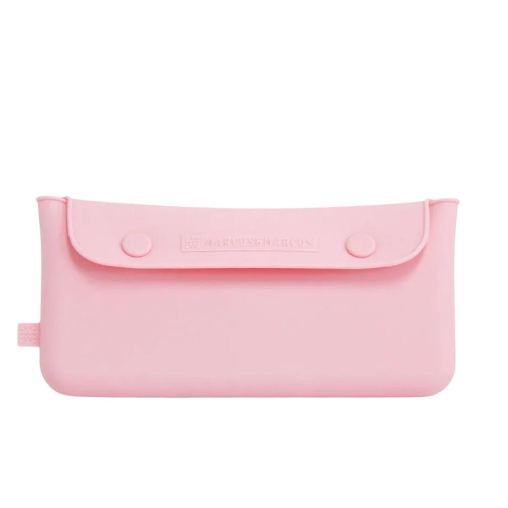Bolsa em Silicone Portátil P/ Talheres Marcus & Marcus Rosa