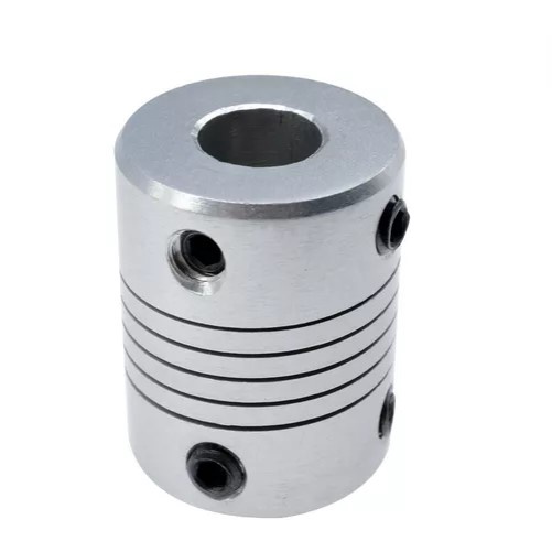 ACOPLAMENTO FLEXIVEL DE ALUMINIO  6,35X10MM