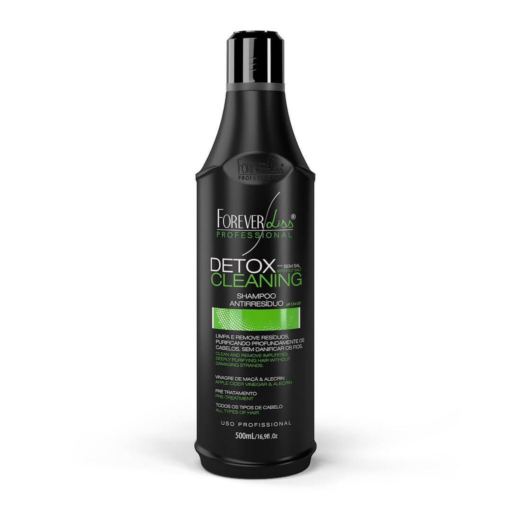 Shampoo Detox Cleaning Antirresíduo Forever Liss 500Ml