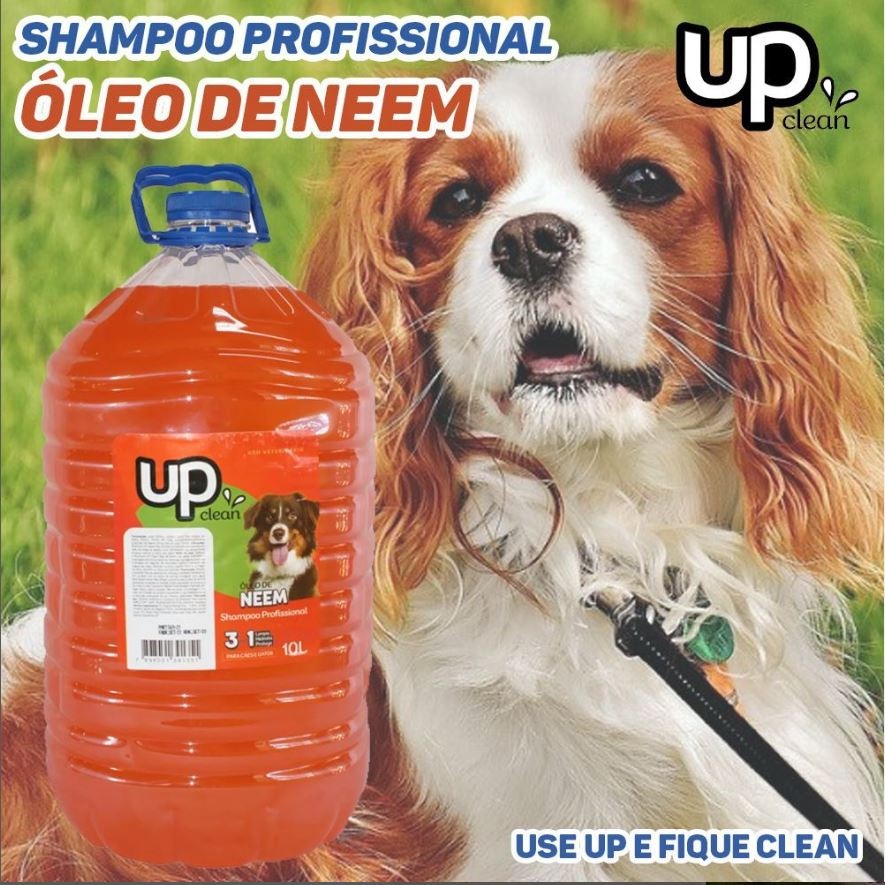 Shampoo Profissional para Cachorro UP Clean Óleo De Neem 10l