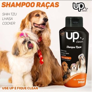 Shampoo para Cachorro Shih Tzu Lhasa Cocker 500ml Shampoo Shih Tzu Shampoo Pet para Cães Cheiroso UP Clean