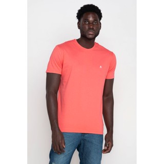 Camiseta Masculina Bordado Off White Polo Wear Laranja Claro